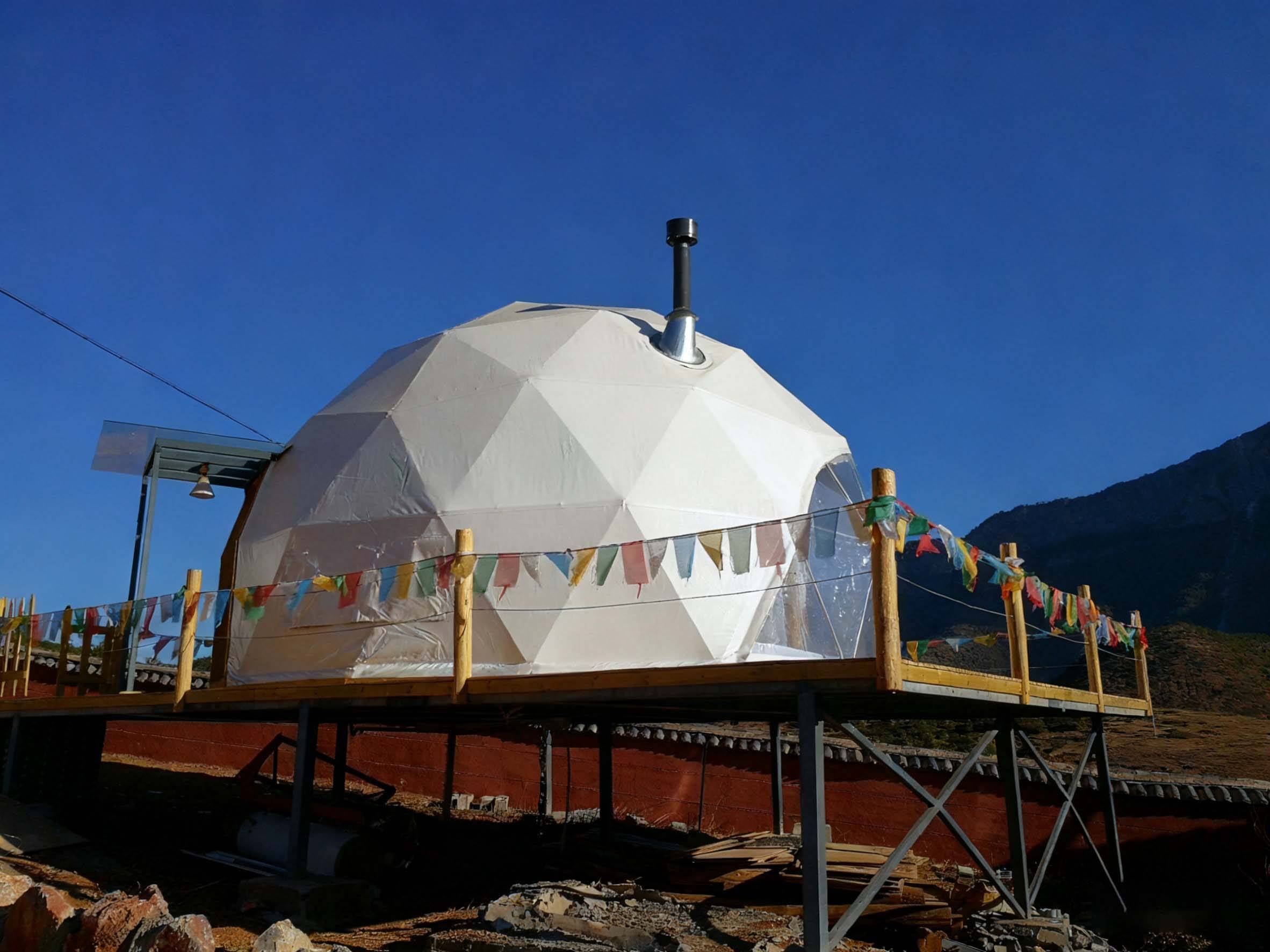 ：星空主题帐篷先驱者透明月球圆球大帐篷全